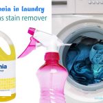 How to use ammonia as a stain remover for your laundry