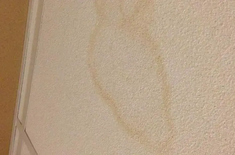 Yellow Water Stains From Ceiling