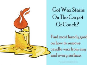 How To Get Candle Wax Out Of Carpet, Walls, And Clothes