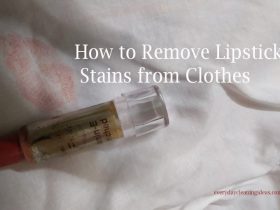 How to Remove Lipstick Stains from Clothes