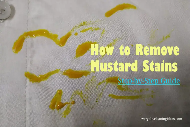 Remove Mustard Stains from Clothes, Carpets, Upholstery