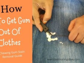 How to Remove Chewing Gum from Clothes