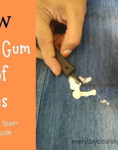 How to Remove Chewing Gum from Clothes