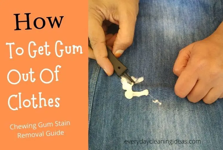 How to Remove Chewing Gum from Clothes