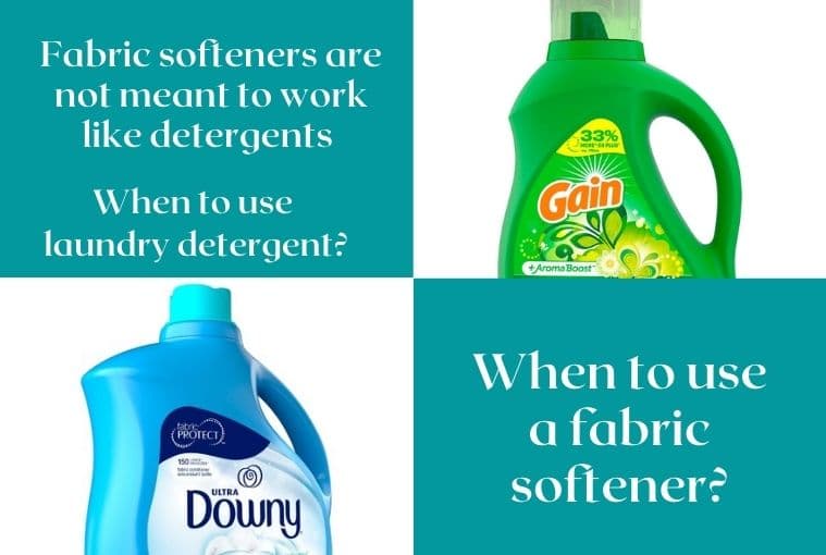 Fabric softener and laundry detergent, when to use what