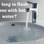 How long to flush Drano with hot water - Guide